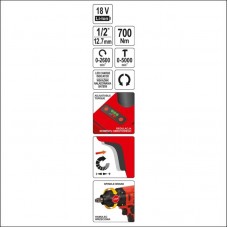 YT-828061 YATO Masina de insurubat cu impact prind..